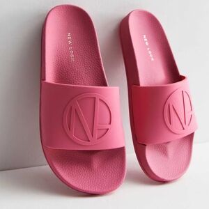 New Look Vibrant Pink Logo Slides